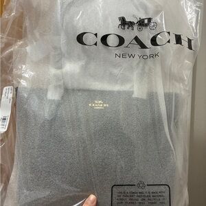 Coach Signature Brown and Black Fiona Tote